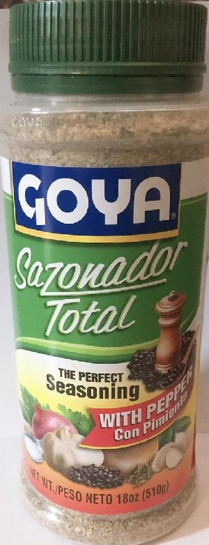GOYA ® SAZONADOR TOTAL WITH PEPPER 510G/ 18OZ