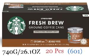 STARBUCKS ® BREAKFAST BLEND FRESH BREW GROUND COFFEE CANS 740 G /26.1 OZ